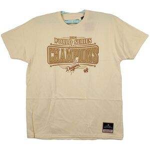 LA Dodgers Mitchell & Ness MLB XL XLarge Shirt 2024 World Series Champions NWT‎